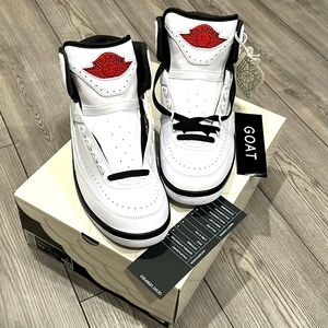 Air Jordan 2 Retro OG  DX2454-106 | size 10.5| white/varsity red-black